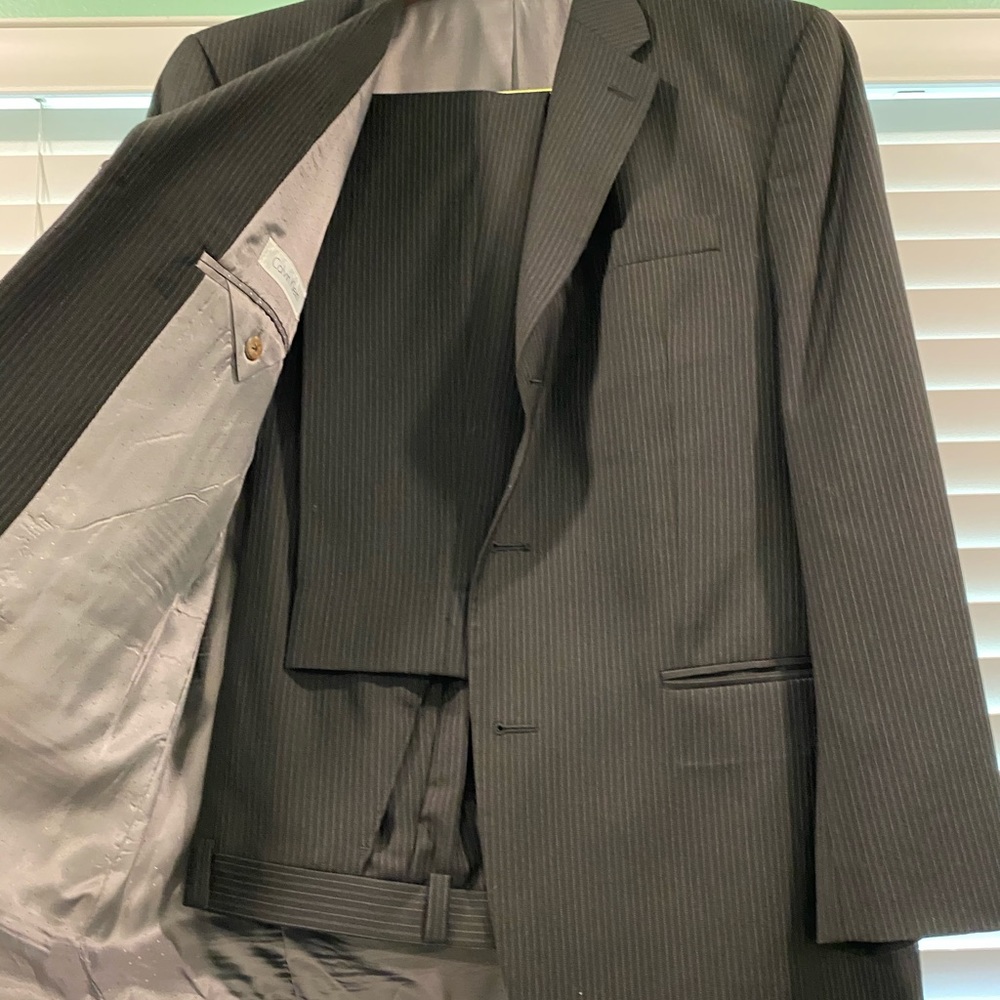 Calvin Klein Suit-Men’s Pinstripe 2-piece